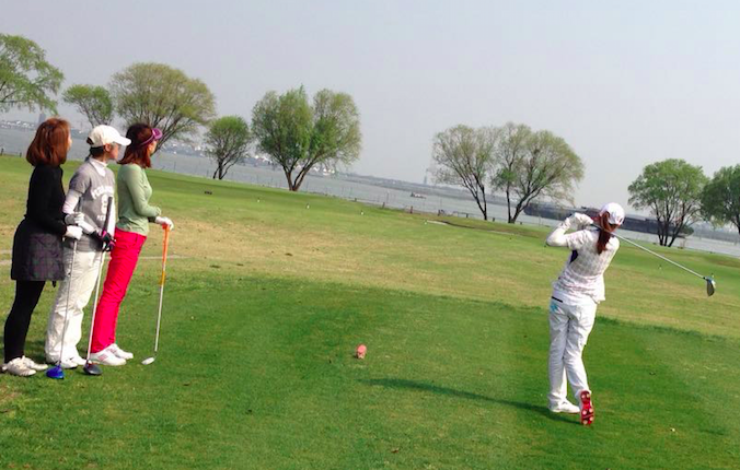 レディースゴルフ上海1